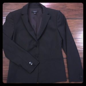 Ann Taylor dark brown blazer 4P